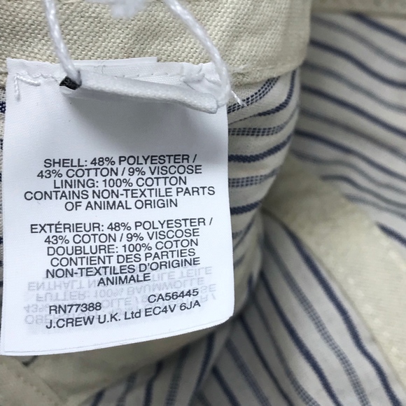 Madewell Baseball Cap in Textural Stripe Blue New - Picture 7 of 8